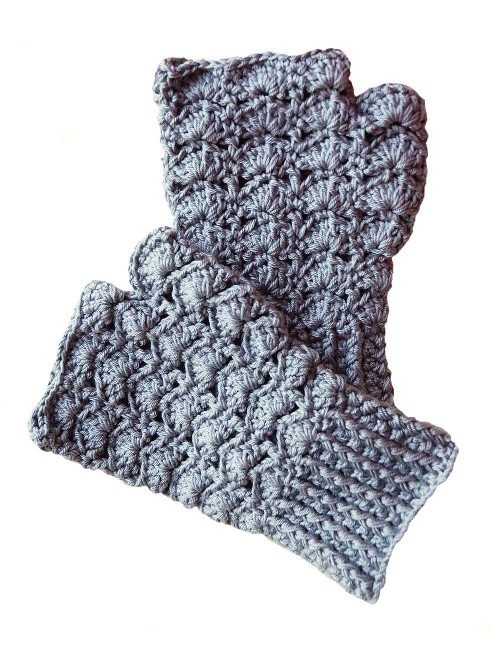 Χειροποίητα πλεκτά γάντια -...