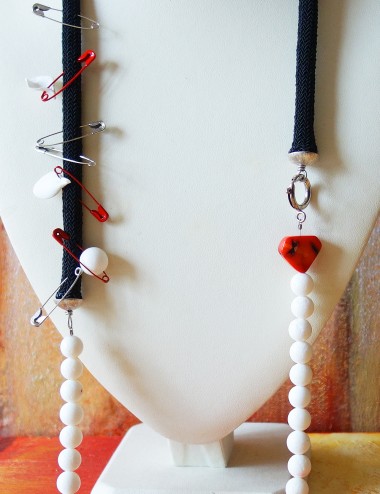 Handmade coral necklace